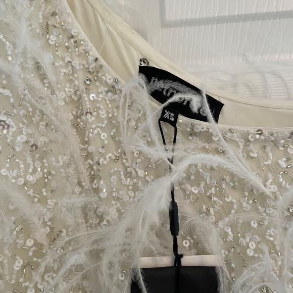 Retrofete Sina Feather Dress - Picture 5 of 5